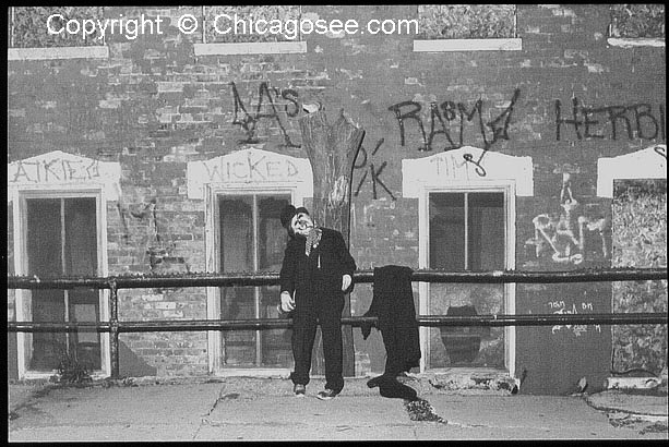 "Wicked" gang graffiti, Chicago