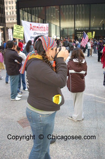 Woman Protest Photographer, Chicago