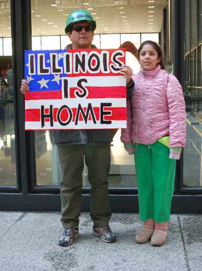 Immigration Rally, Federal Plaza Chicago, March 10, 2007