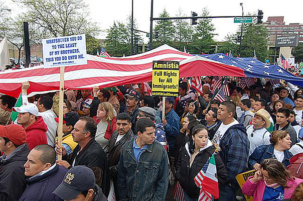 Chicago Immigration March to Downtown, 2006