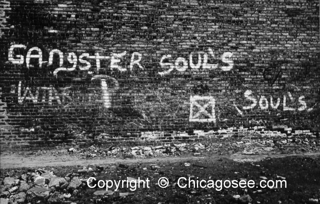 "Gangster Soul's," Chicago gang grafitti