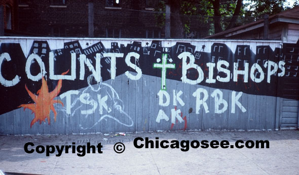 "Counts'" Chicago gang grafitti, 1983