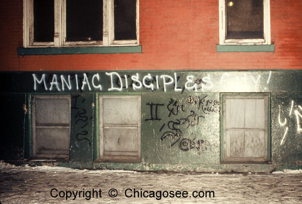 "Maniac Disciples," Chicago gang, 1981