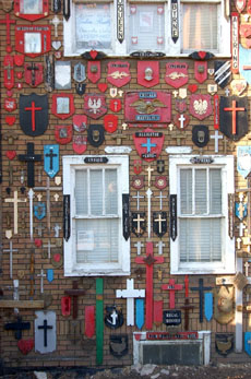 "Cross House'" Chicago, close up view