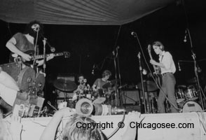 Grateful Dead playing Woodstock, 1969