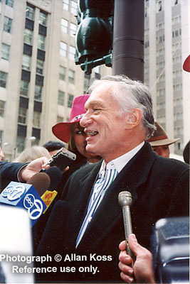 Hefner honorary street sign, Chicago