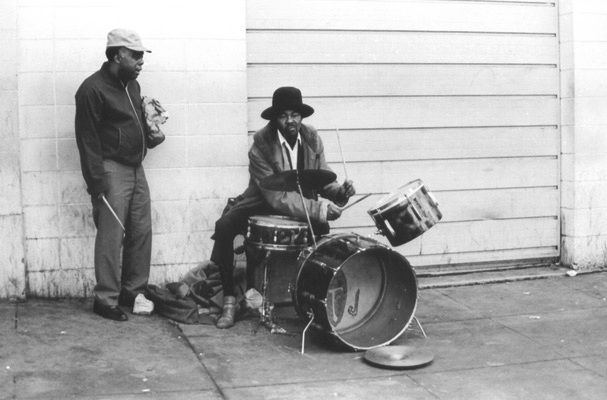 Street Drummer, San Francisco, 1970