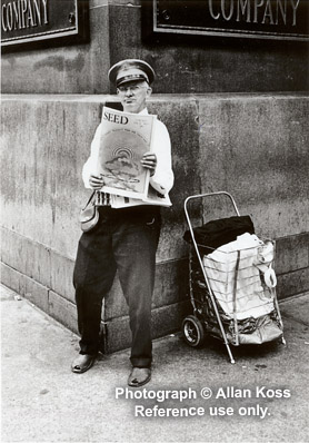 Seed vendor, Underground newspaper, Chicago