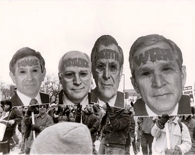 Four Horsemen of the Apocalypse, Ant-Iraq war protest pickets