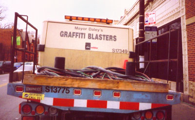 "Grafitti Busters" Chicago official cleaning program