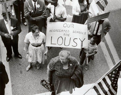 segregated shools Protest, Chicago, 1963