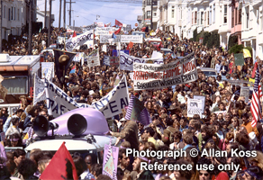 Massive San Francisco Antiwar March, 1970