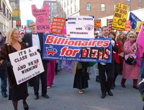 Billionaries for Bush, Chicago Protest