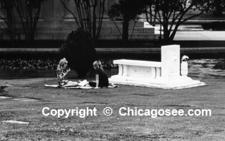 Tyrone Power gravesite, Holloywood, 1972, picnic