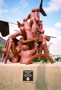 Haymarket Memorial sculptue, Chicago