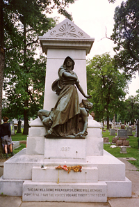 Haymarket martyrs' cemetary memorial, Chicago