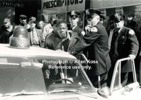 Black youth arrest, Chicago, 1963