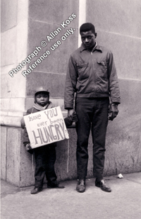 Hunger in Chicago, 1964, photograph