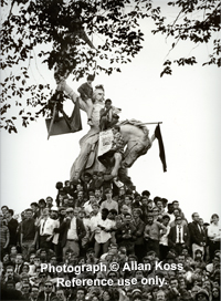 "Butcher Daley" Chicago Democratic Convention, 1968, Logan Statue