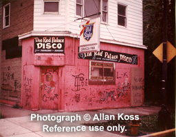 Dive bar, Chicago, gang graffiti