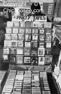 8-track tapes for sale, Maxwell Street, Chicago, 1981