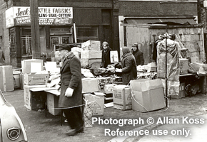 Winter outdoor Market, Chicago, 1968