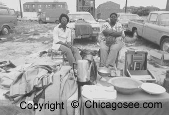 Women Vendors, Maxwell Street, Chicago, 1981