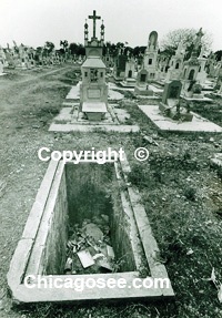 Mexican littered sarcophagus