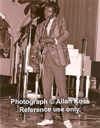 Chuck Berry, Chicago, Aragon Ballroom, 1969