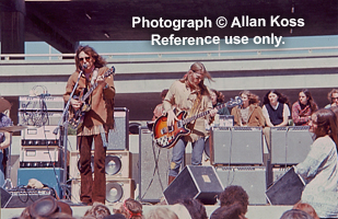 Hot Tuna playing outdoors San Francisco, 1970