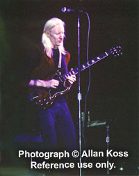 Johnny Winter, playing Woodstock, 1969