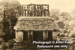 Temple of the Sun, Palenque, Mexico