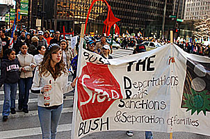 Stop Deportations, Chicago Immirgration Demonstration, March 10, 2007