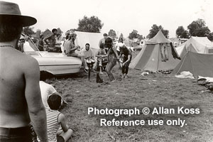 Woodstock crazed dancing, 1969